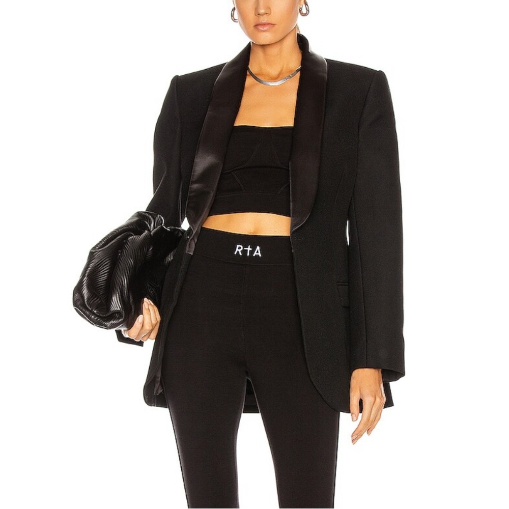 rta nour crop top in black - Picture 4 of 8